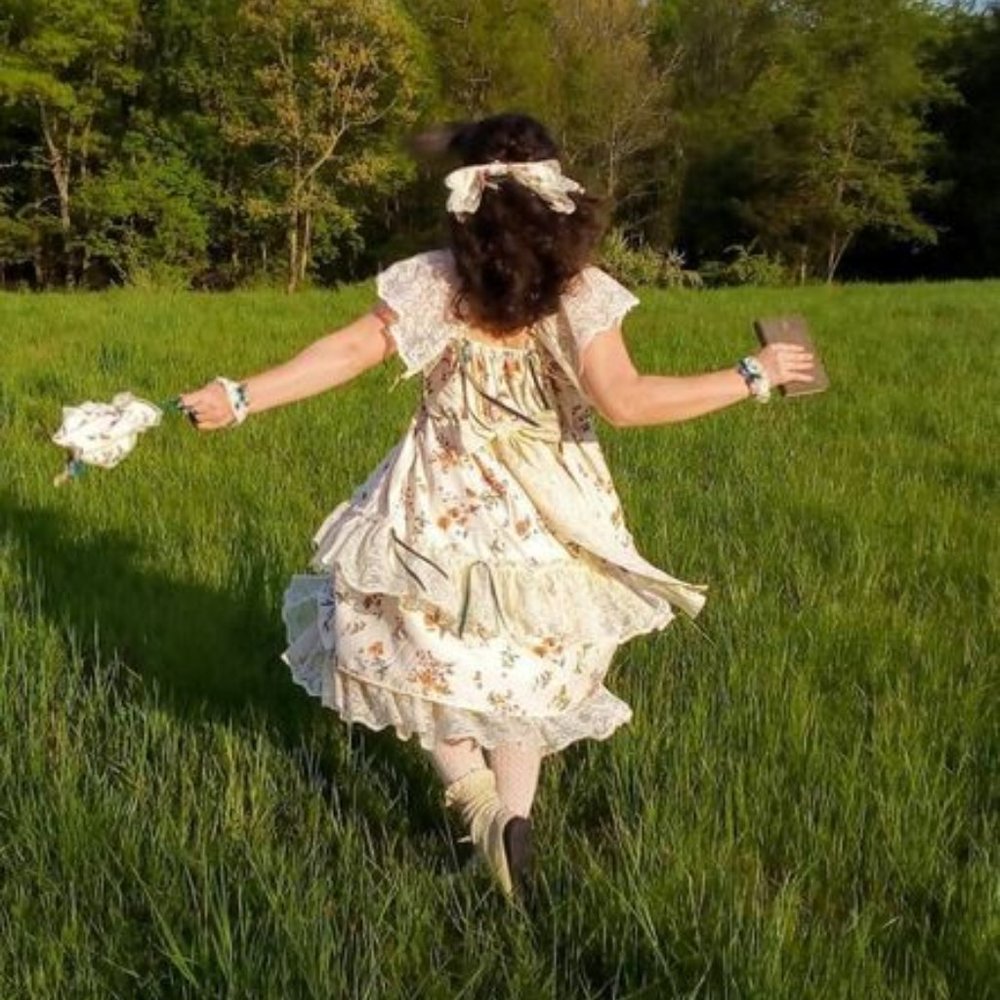 Classical Lolita Dress w/ Accessories, Completely Handmade